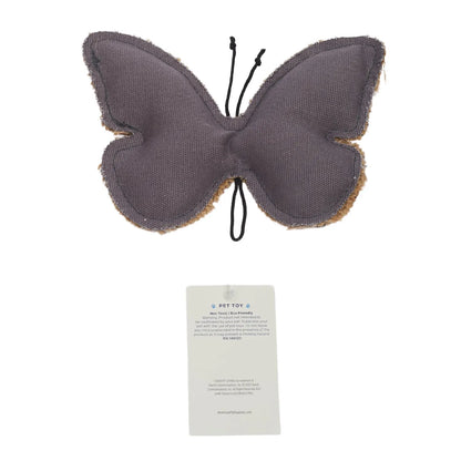 American Pet Supplies - Country Living Canvas & Jute Butterfly-Shaped Dog Chew Toy ? Durable, Safe and Non-Toxic - Dog Toys
