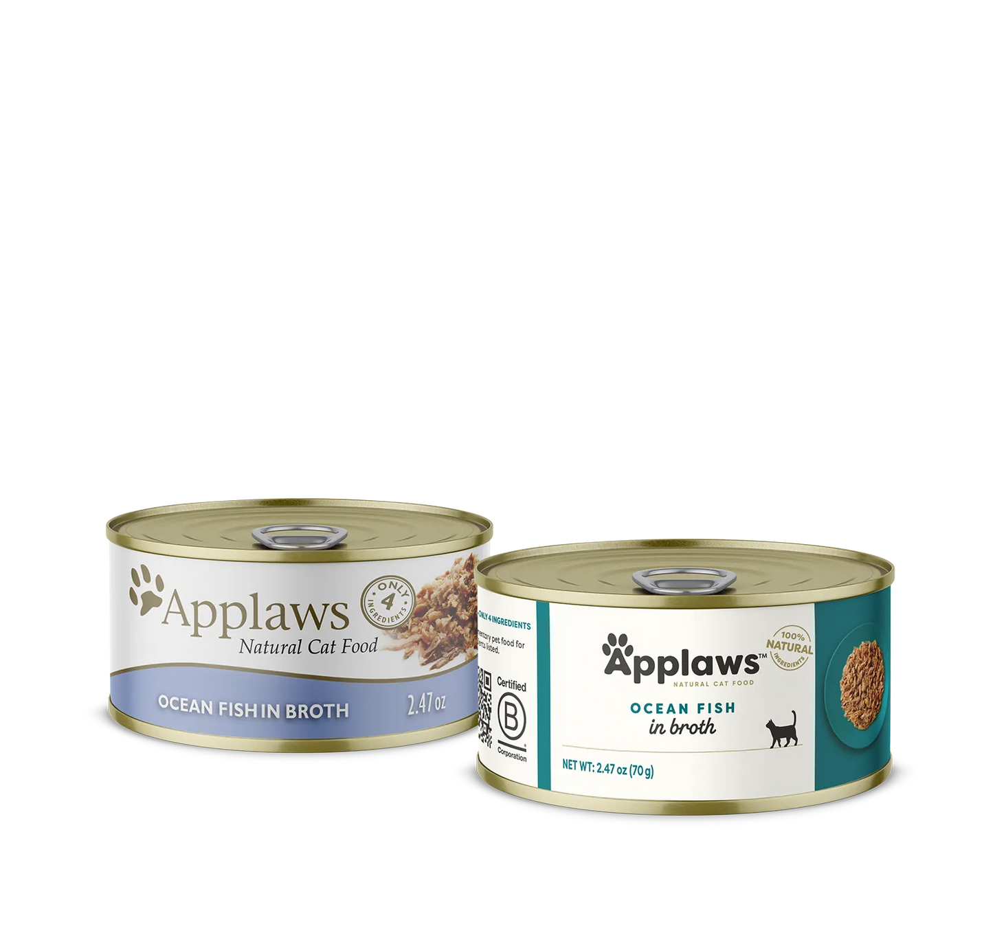 Applaws - Applaws Adult Ocean Fish in Broth Wet Cat Food (2.47oz) - Wet Cat Food