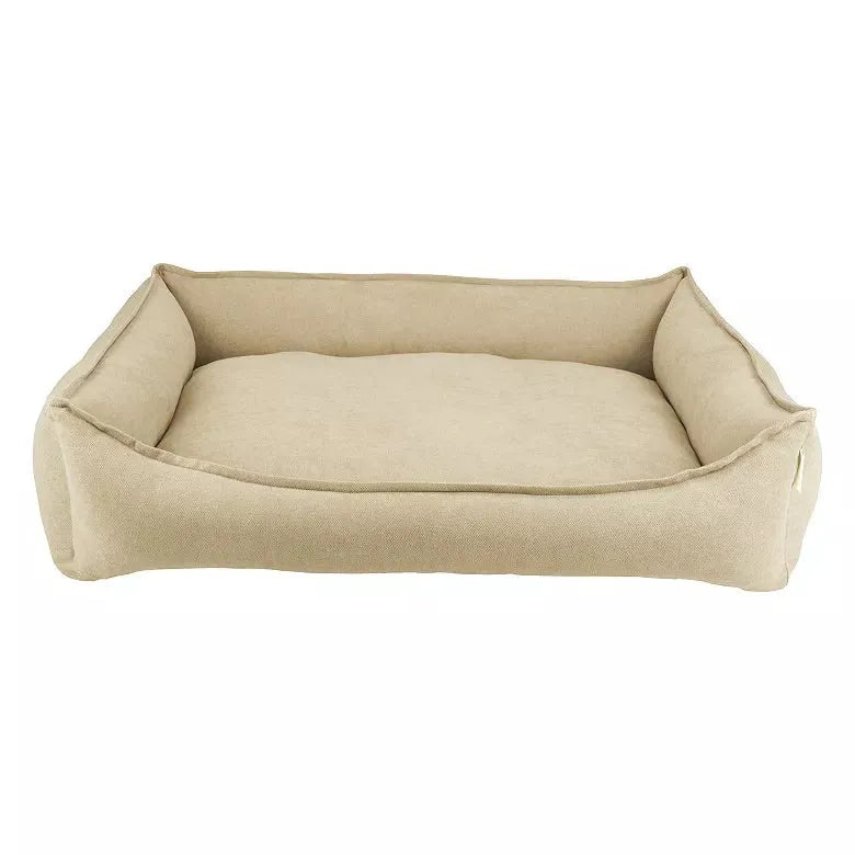 Arlee Sandy Ortho Lounger Dog bed in tan, large size by Purrfect Pet Kingdom, perfect for your furry friend's comfort.