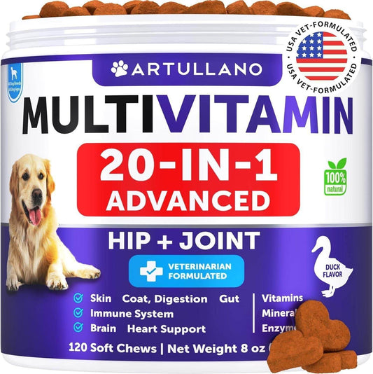 Purrfect Pet Kingdom Natural Dog Vitamins for Immune System 20-in-1 Artullano Purrfect Pet Kingdom