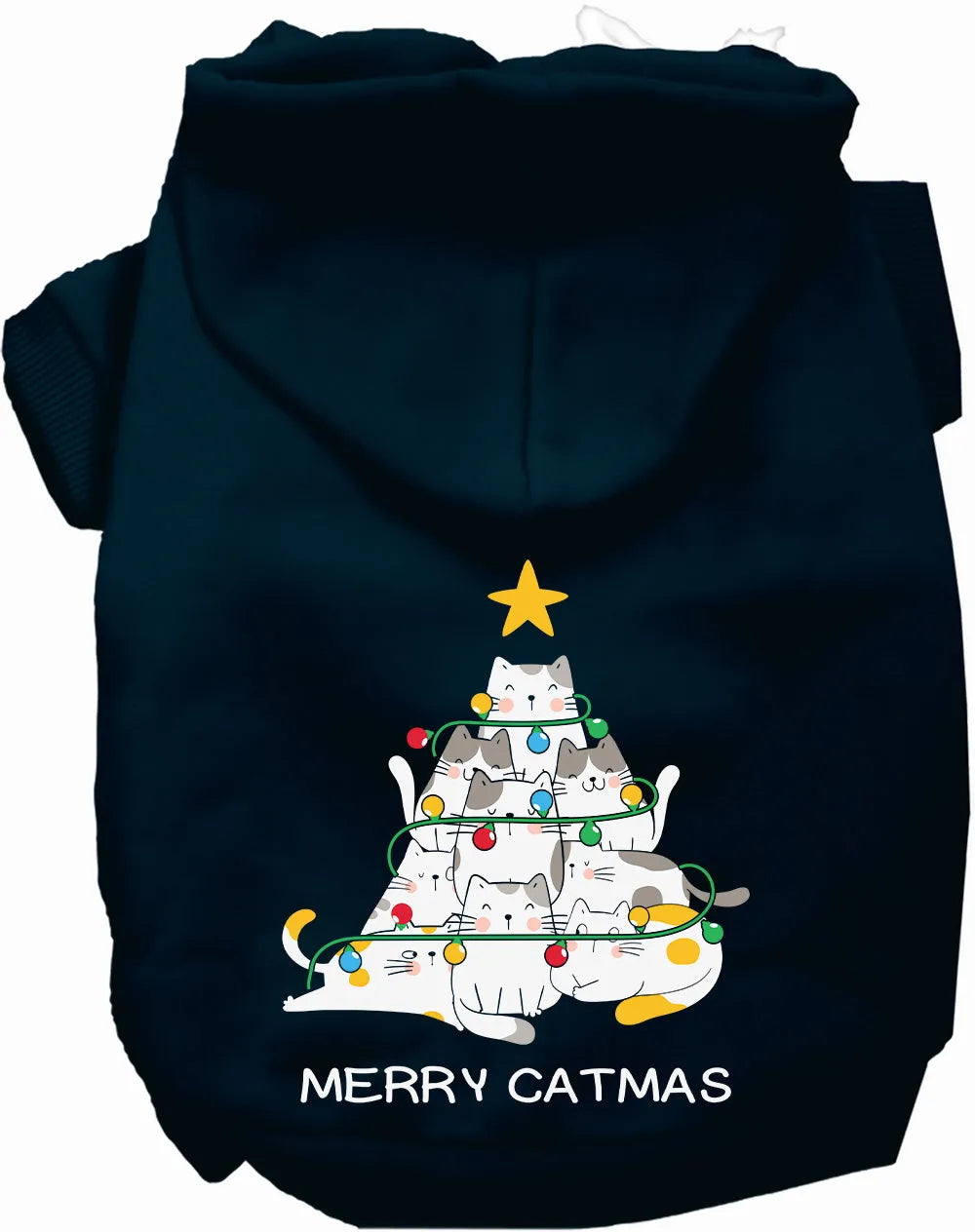 As You Wish Apparel - Merry Catmas Pet Hoodie - New!