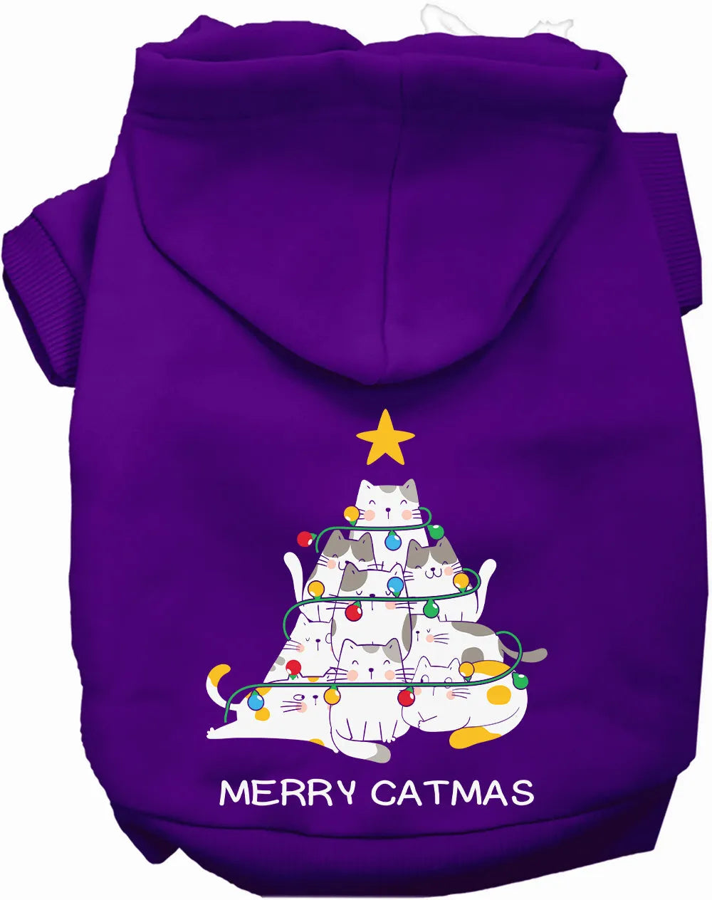 As You Wish Apparel - Merry Catmas Pet Hoodie - New!