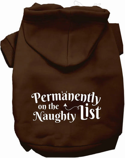 As You Wish Apparel - Permanently on the Naughty List Pet Hoodie - New!