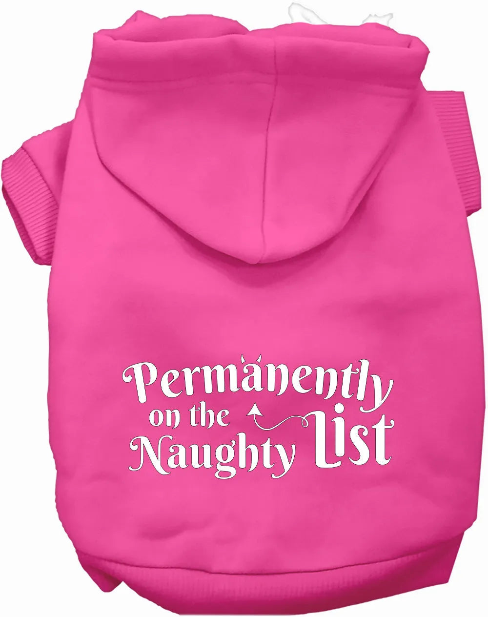 As You Wish Apparel - Permanently on the Naughty List Pet Hoodie - Hoodie