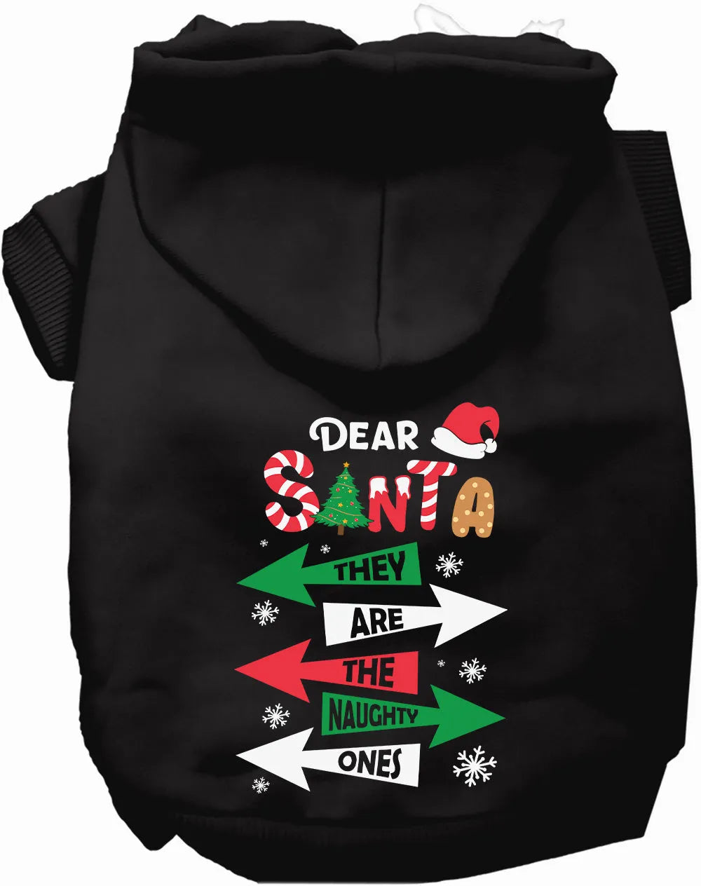 As You Wish Apparel - They're the Naughty Ones Christmas Pet Hoodie - New!