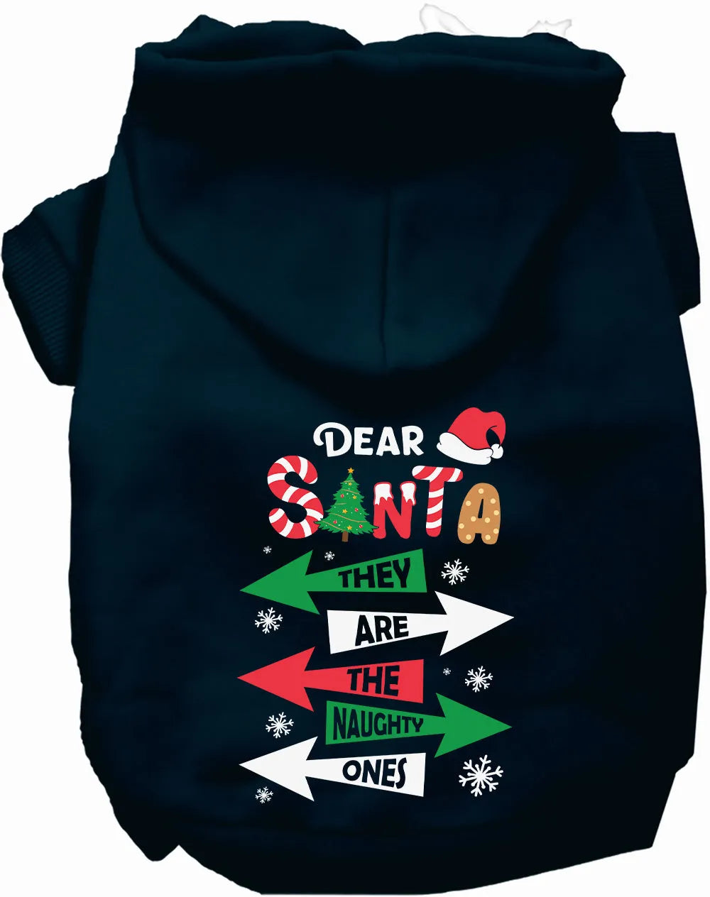 As You Wish Apparel - They're the Naughty Ones Christmas Pet Hoodie - New!