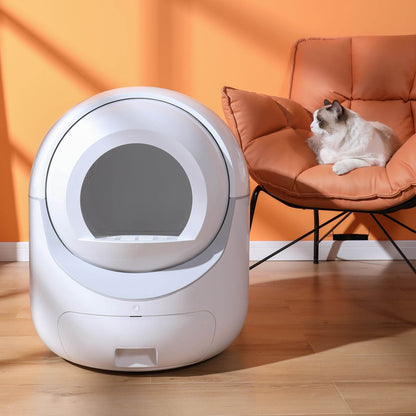 Purrfect Pet Kingdom Automatic Cat Litter Box with Efficient Cleaning Purrfect Pet Kingdom