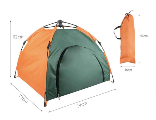 Purrfect Pet Kingdom Automatic Dog Tent with Easy Setup Purrfect Pet Kingdom