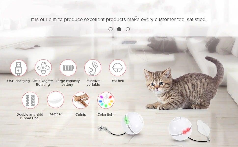 Smart Interactive Cat Toy Ball
