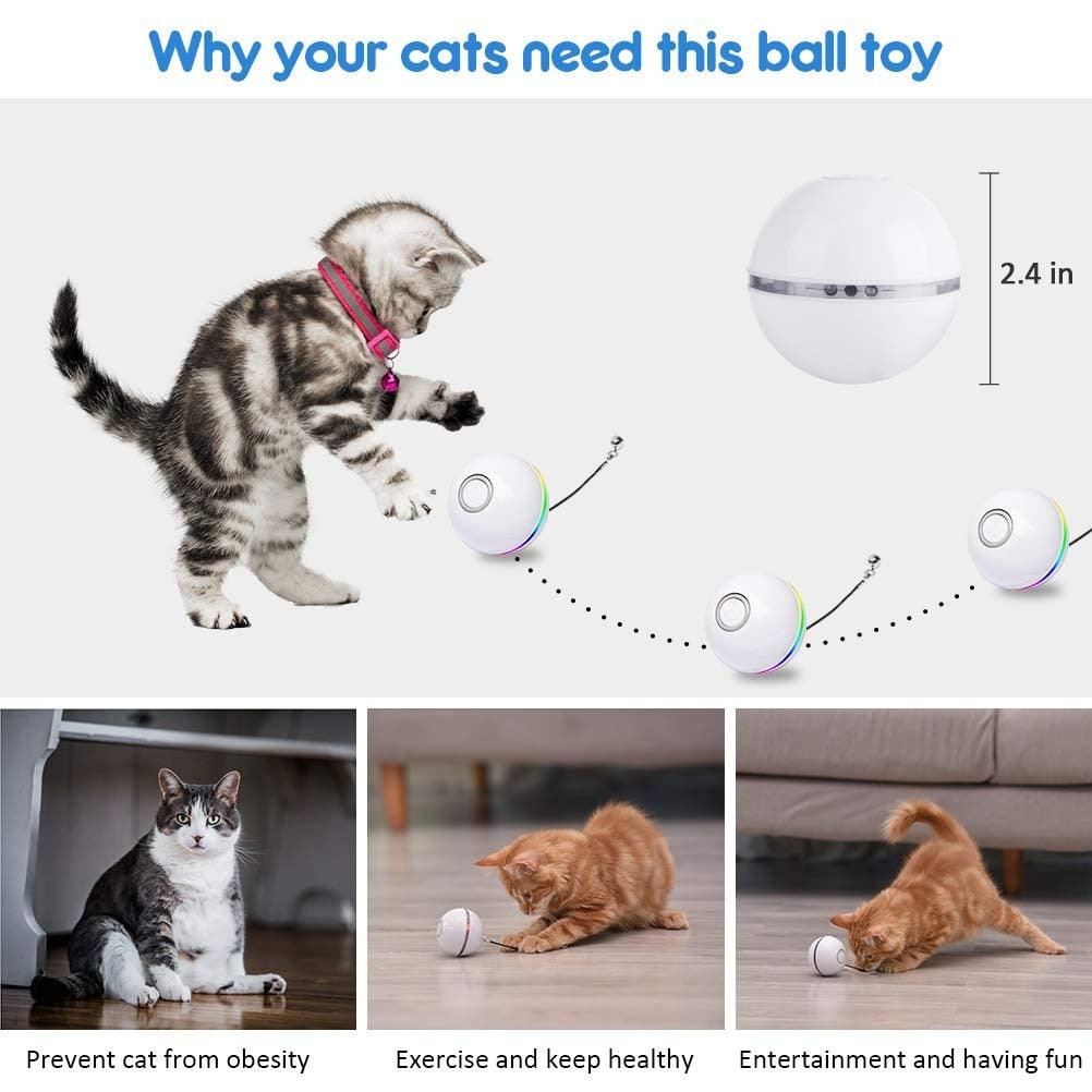 Smart Interactive Cat Toy Ball
