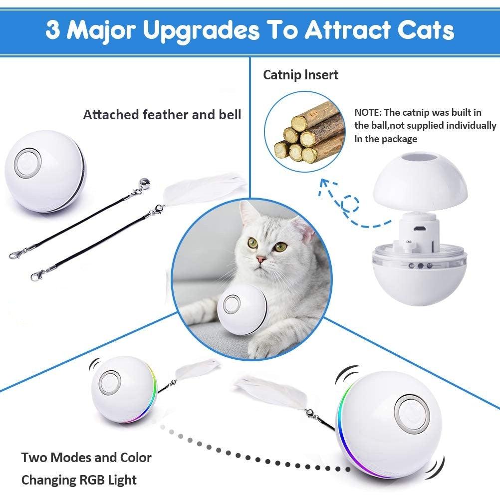 Smart Interactive Cat Toy Ball