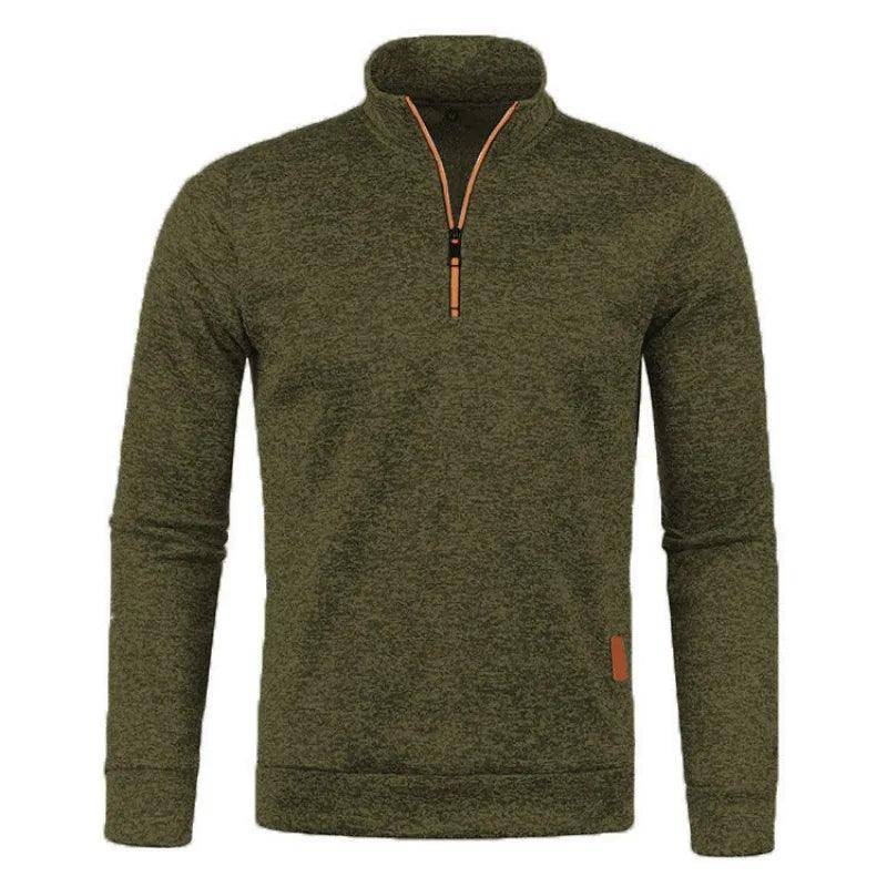 Men's Half Zipper Turtleneck Sweatshirt: Cozy and Stylish for Fall
