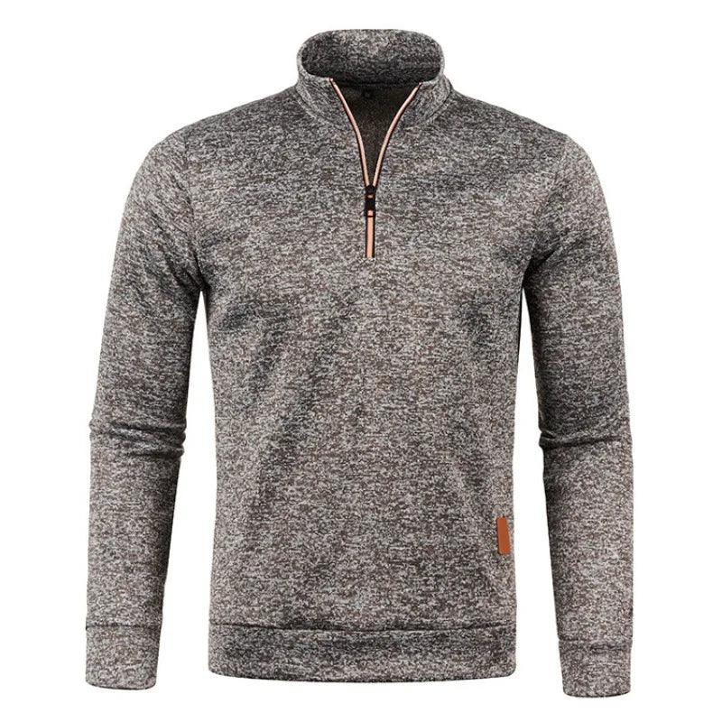 Men's Half Zipper Turtleneck Sweatshirt: Cozy and Stylish for Fall