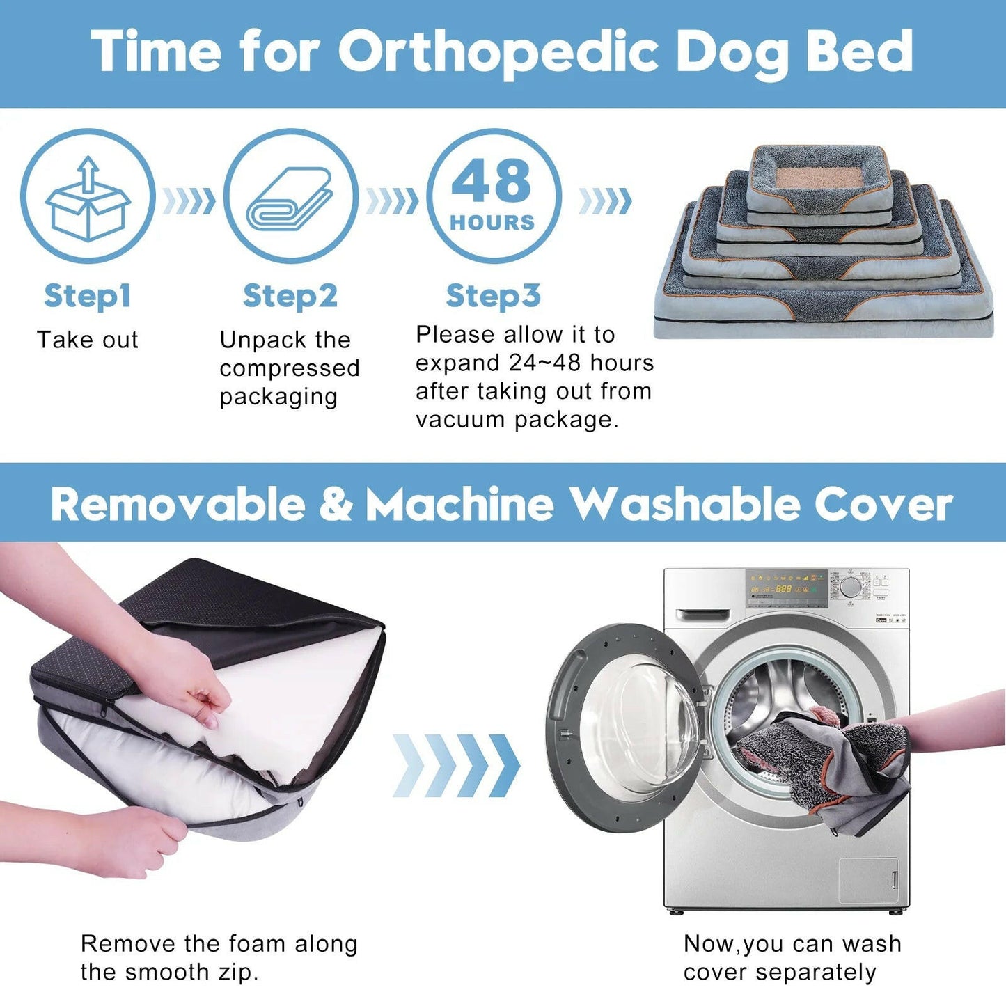 Orthopedic Dog Bed Sofa Small Dogs Joint Support 🛏️