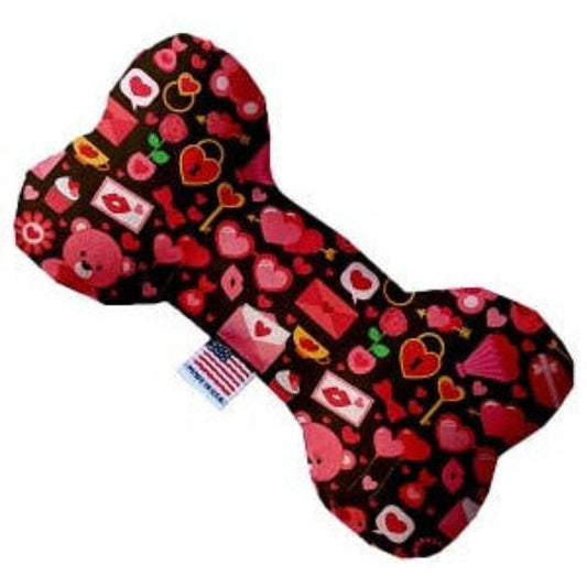 Valentines Day Bears Dog Toy - 2 Sizes