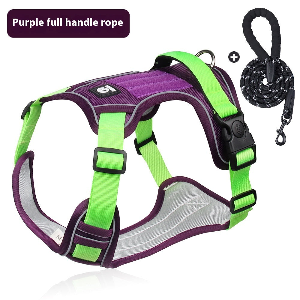 Dog Hand Holding Rope Explosion-proof Handle Chest Back