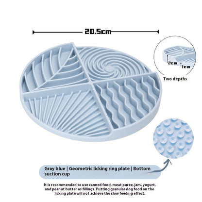 Dog Licking Slow Food Mat Silicone Toy
