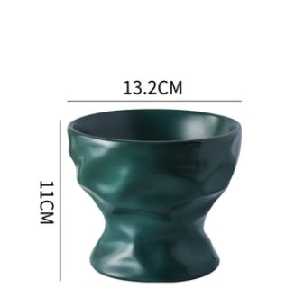 Cat Bowl High Ceramic Protection Cervical Spine Dog Food