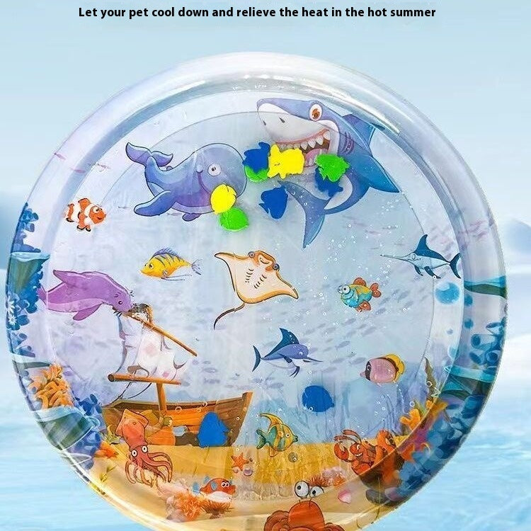 Self-Cooling Pet Water Bed - Waterproof Summer Ice Pad