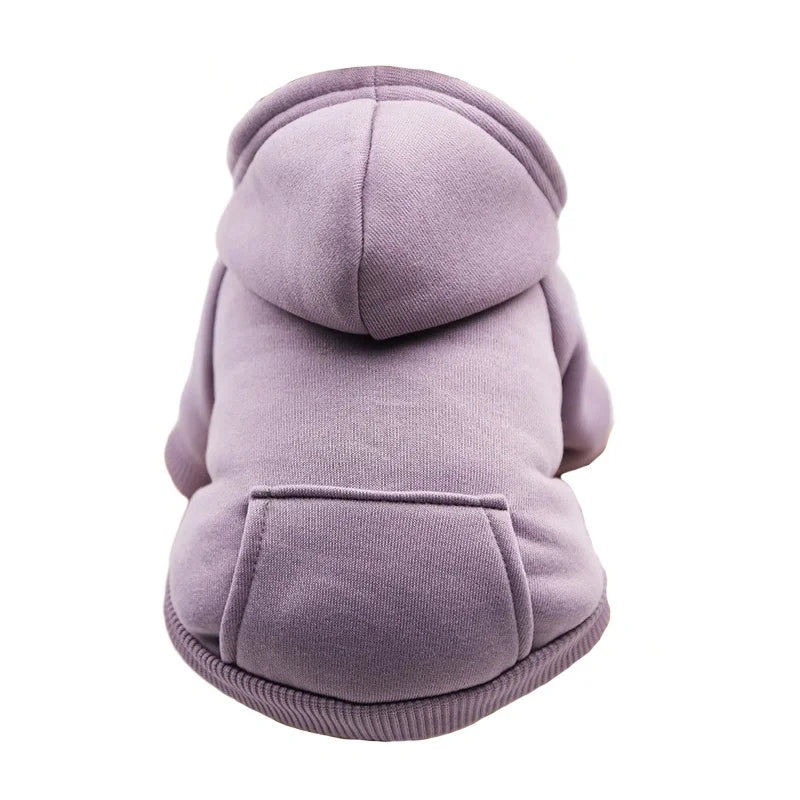 Winter Pet Dog Clothes Hoodies Warm Sweater with Pockets Coat Outfit Puppy Jacket Pet Costume Chihuahua Sweatshirt Pet Supplies