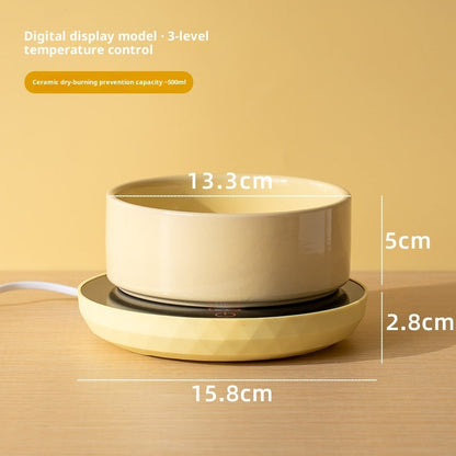 Cat Bowl Ceramic Heating Constant Temperature Cat Water Bowl
