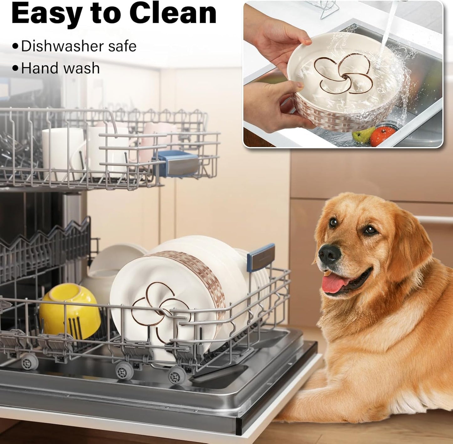 Ceramic Slow Feeder Dog Bowl Slow Feeder Dog Bowl For Medium