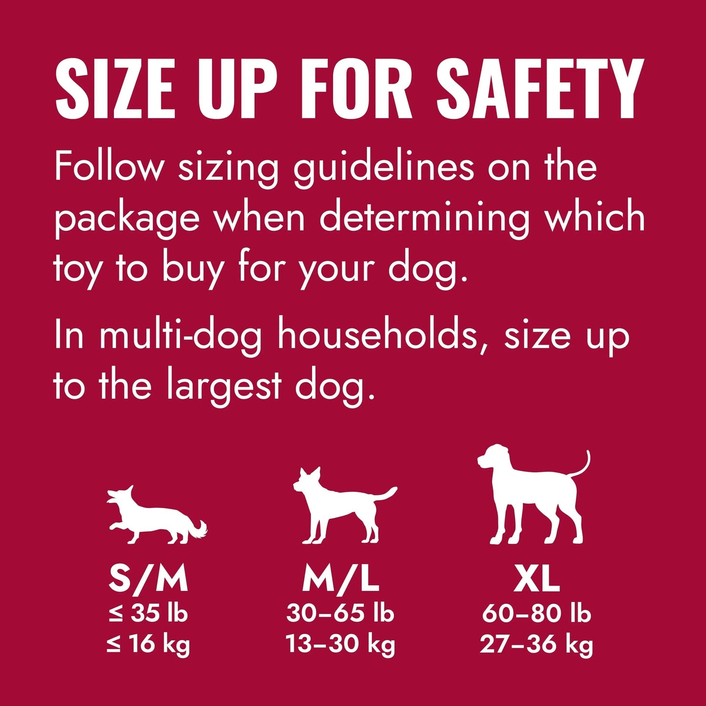 KONG® Ring Dog Toy Medium Large Durable Chew Fetch