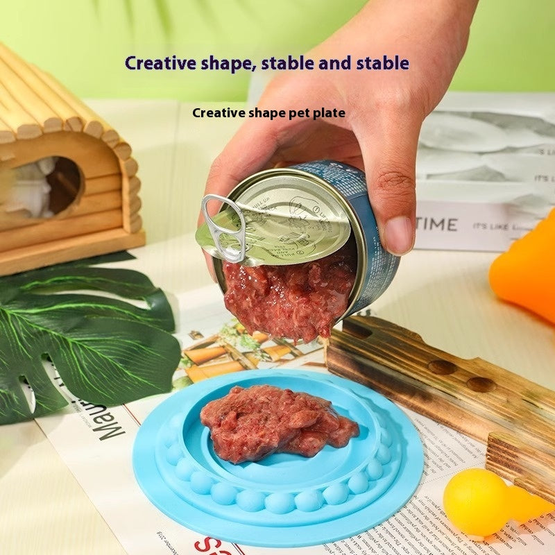 Cake-Shaped Slow Feeder Cat Bowl: Fun Mental Stim Mealtime