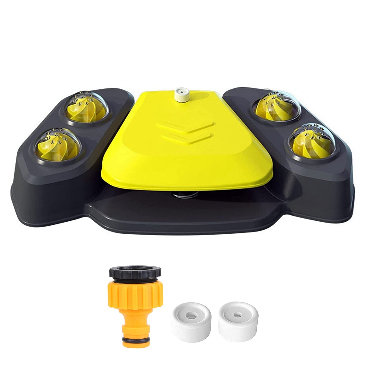 Dog Water Fountain Outdoor Step-On Activated With Shower Balls