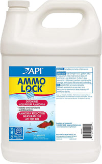 Ammo Lock Freshwater and Saltwater Aquarium Ammonia Detoxifier 1-Gallon Bottle