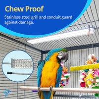 Happybird Lighting Bird Cage Light with Chew Guard