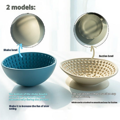 Dog Slow Feeder Bowl Silicone Lick Mat Toy