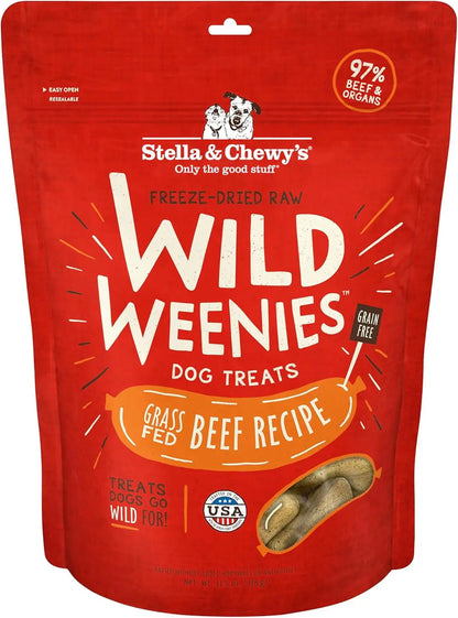 Freeze-Dried Raw Wild Weenies Dog Treats - High-Protein