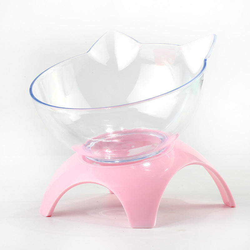 Ergonomic Ceramic Cat Bowl Elevated Whisker-Friendly