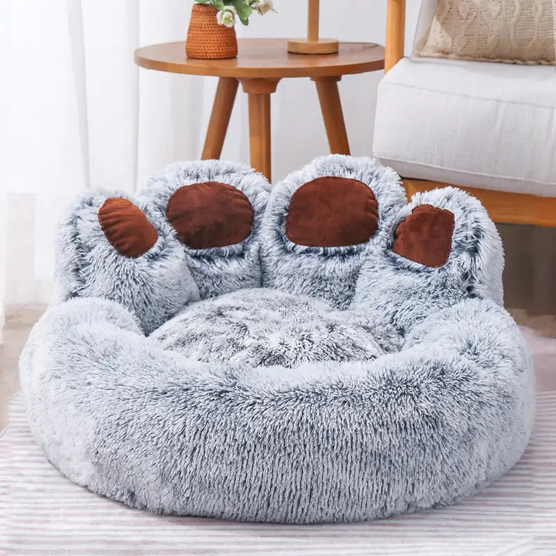 Pet Bear Paw Shape House Bed - Pet Beds - Mimarta