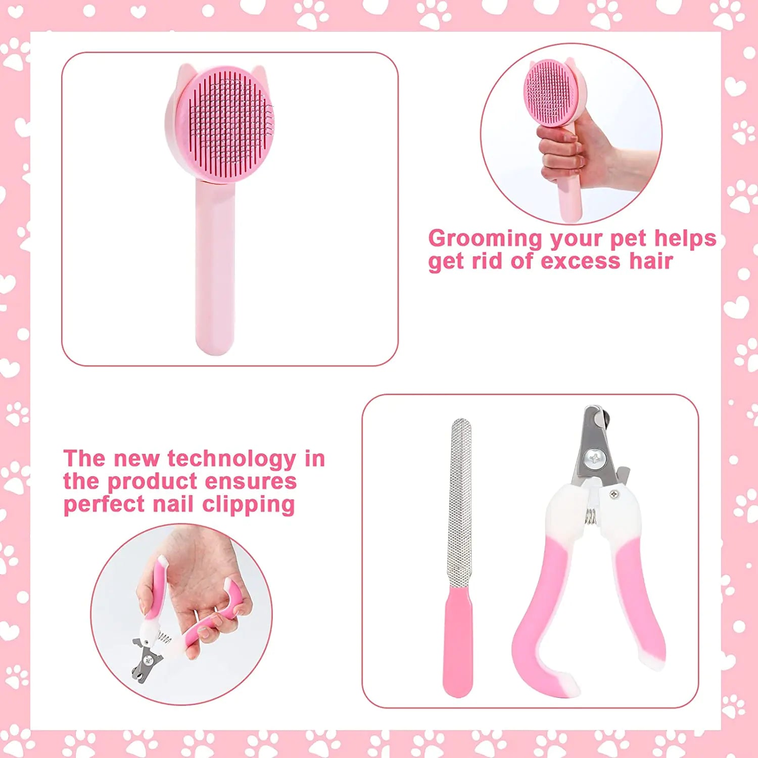 Pet Hair Brush - Cat Hair Brush - Mimarta