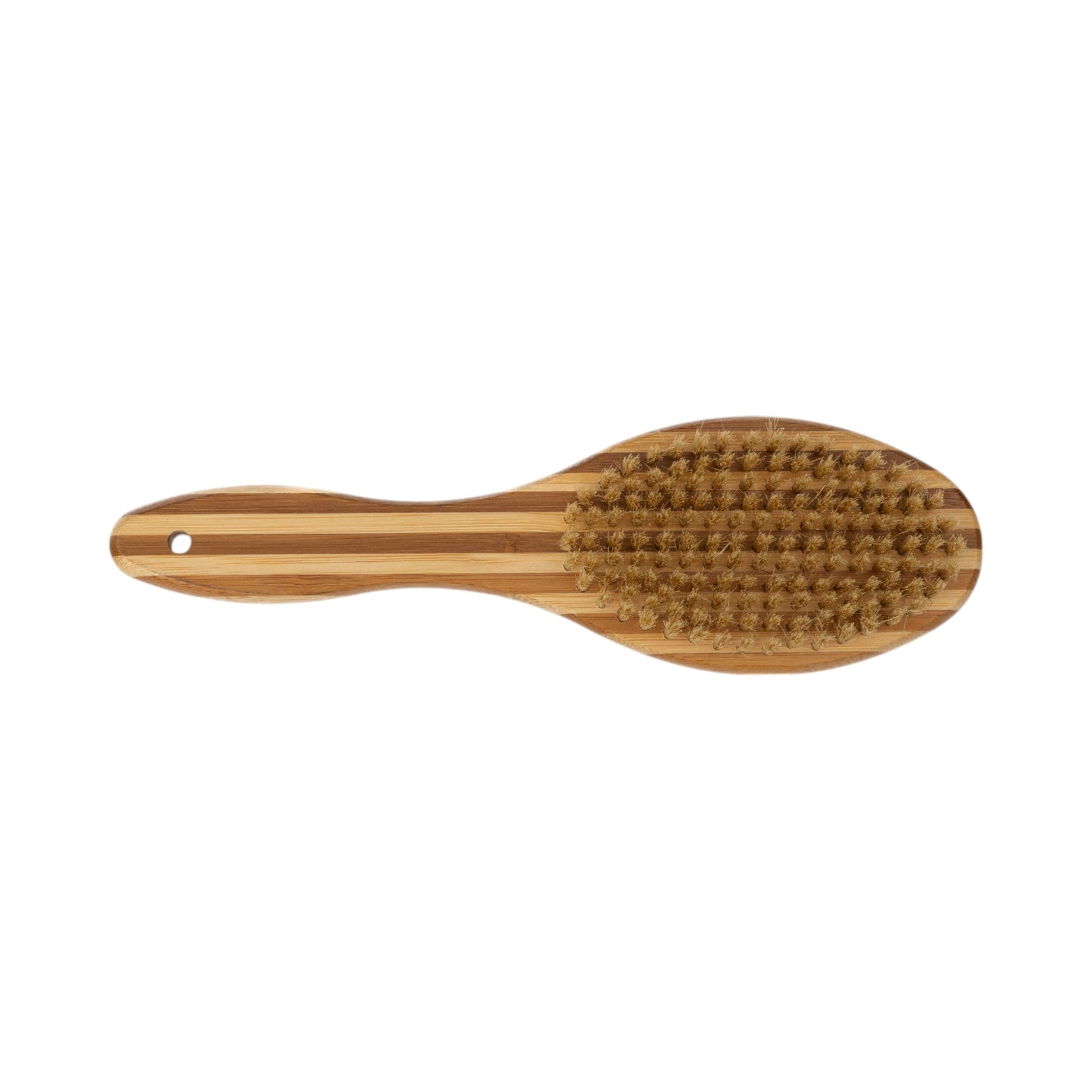Dog Grooming Country Living Dual-Sided Natural Wood Brush - lifestyle product image for dog grooming
