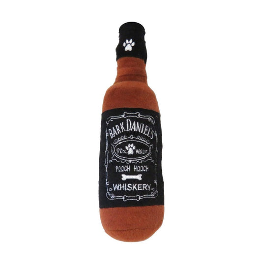 Bark Daniels Bottle Plush Squeak Dog Toy