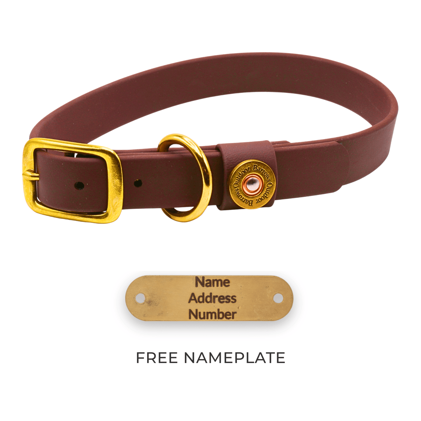 Barrows Dog Collar - Brown | Purrfect Pet Kingdom