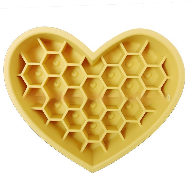 Honeycomb Heart-shaped Edible Silicon Easy To Clean And