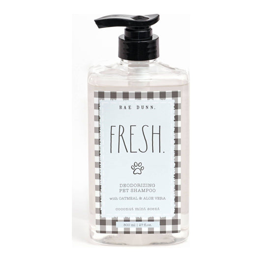 Rae Dunn Fresh Deodorizing Pet Shampoo 800ml - Coconut Mint
