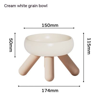 Food Water Pet Ceramic Color Feeding Dogs And Cats Supplies