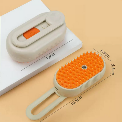 Advanced Steam Pet Grooming Brush for Stress-Free Shedding
