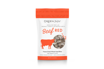 Green Juju Freeze Dried Beef Red Whole Food Bites (3OZ)