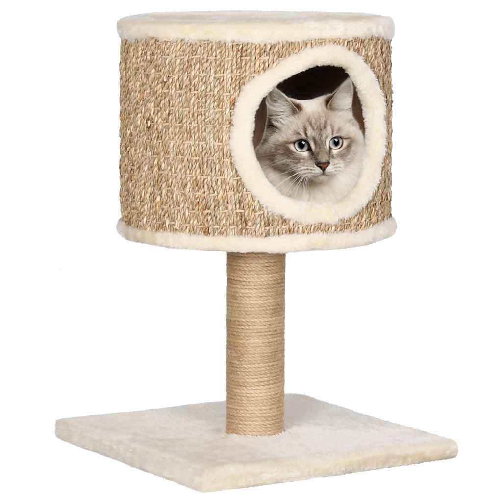 Purrfect Pet Kingdom Beige Cat Condo Furniture Tower Beige Purrfect Pet Kingdom