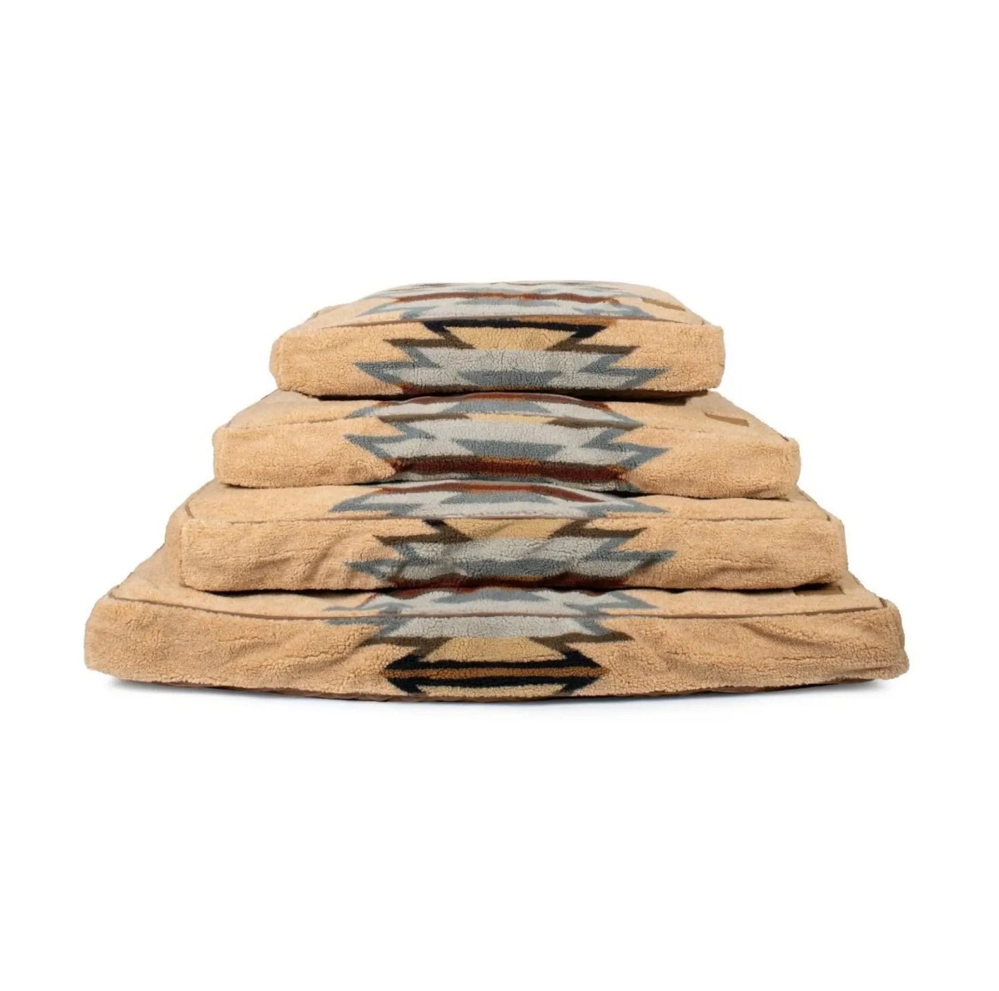 K9 Outdoors Berber dog bed chopped foam in a stylish stacked design for ultimate pet comfort