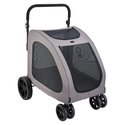 Berry Charmz - Pet Stroller - 4-Wheels Dog Stroller Carrier 160lbs Weight Capacity Portable