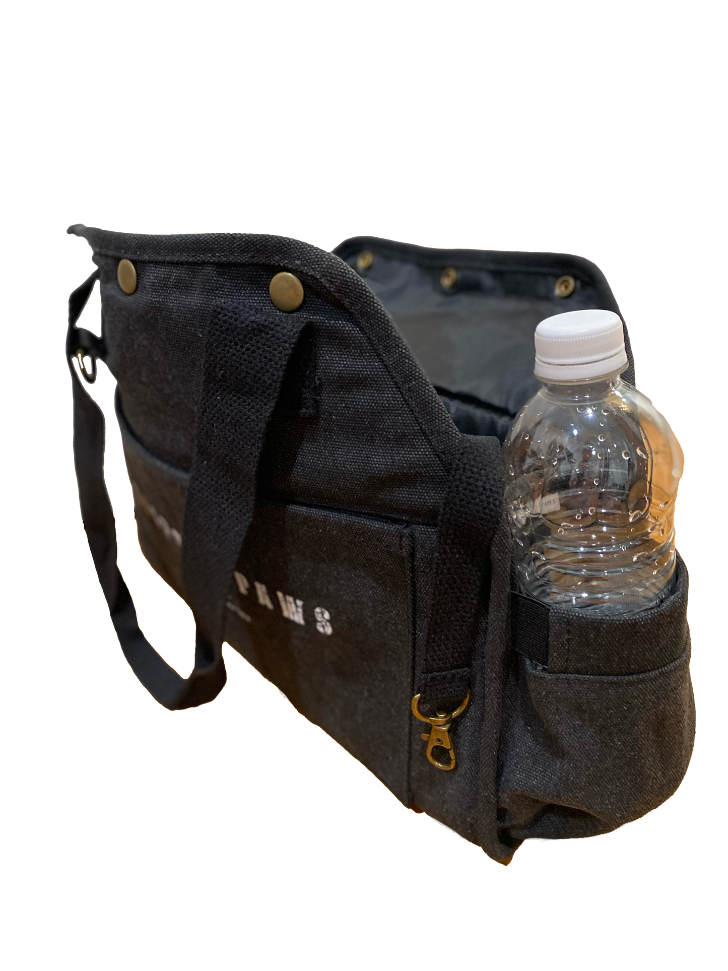 BESPOKE PAWS portable dog and cat carrier with side pocket for water bottle convenience