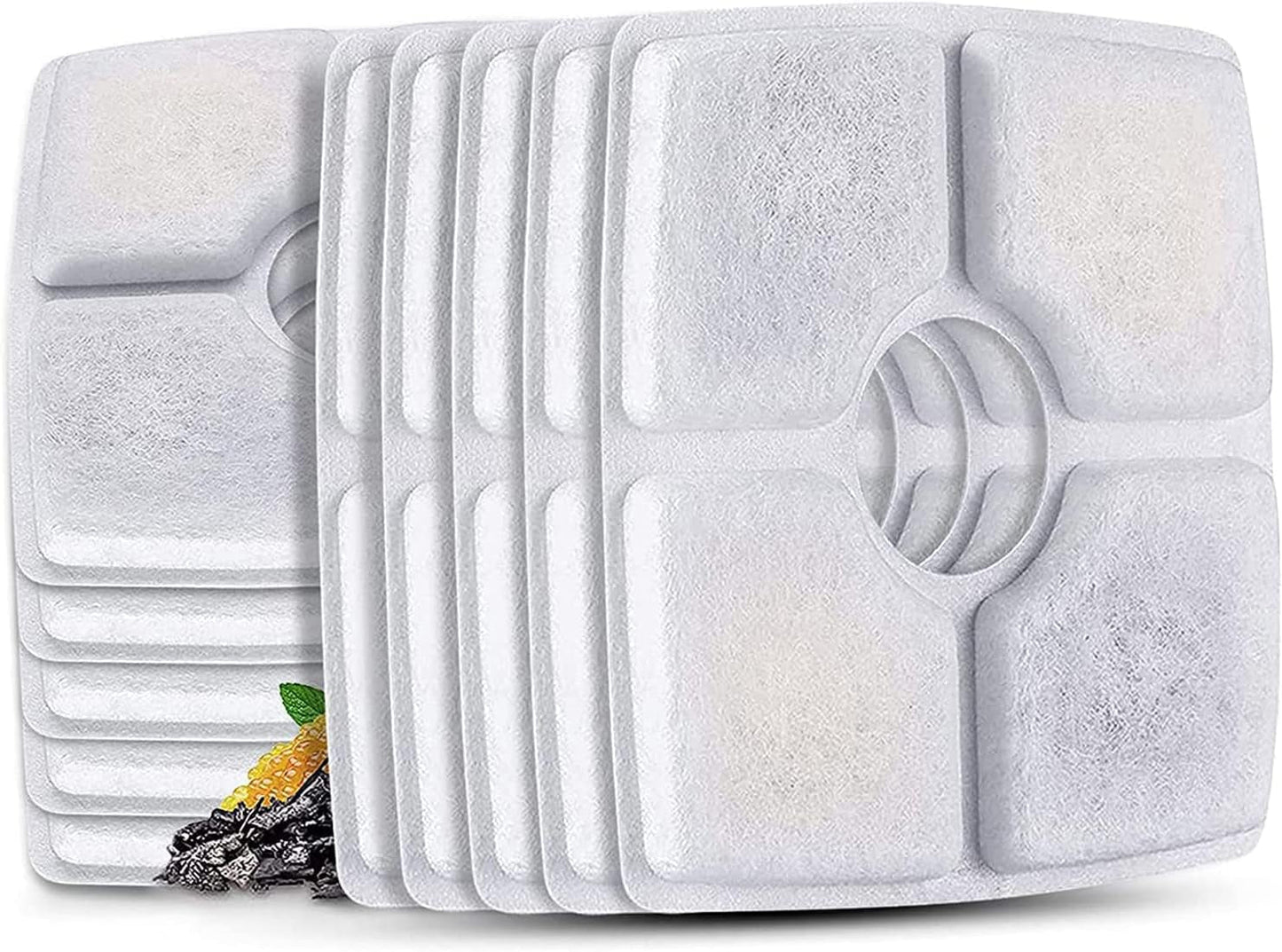 Pack of best cat water fountain filter refills designed for optimal pet hydration and cleanliness