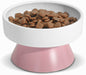 Purrfect Pet Kingdom Gourmet Raised Cat Bowl - Best Feeding Bowl for Cats 🚀 pink Purrfect Pet Kingdom